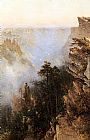 Canyon Canvas Paintings - Yosemite Canyon